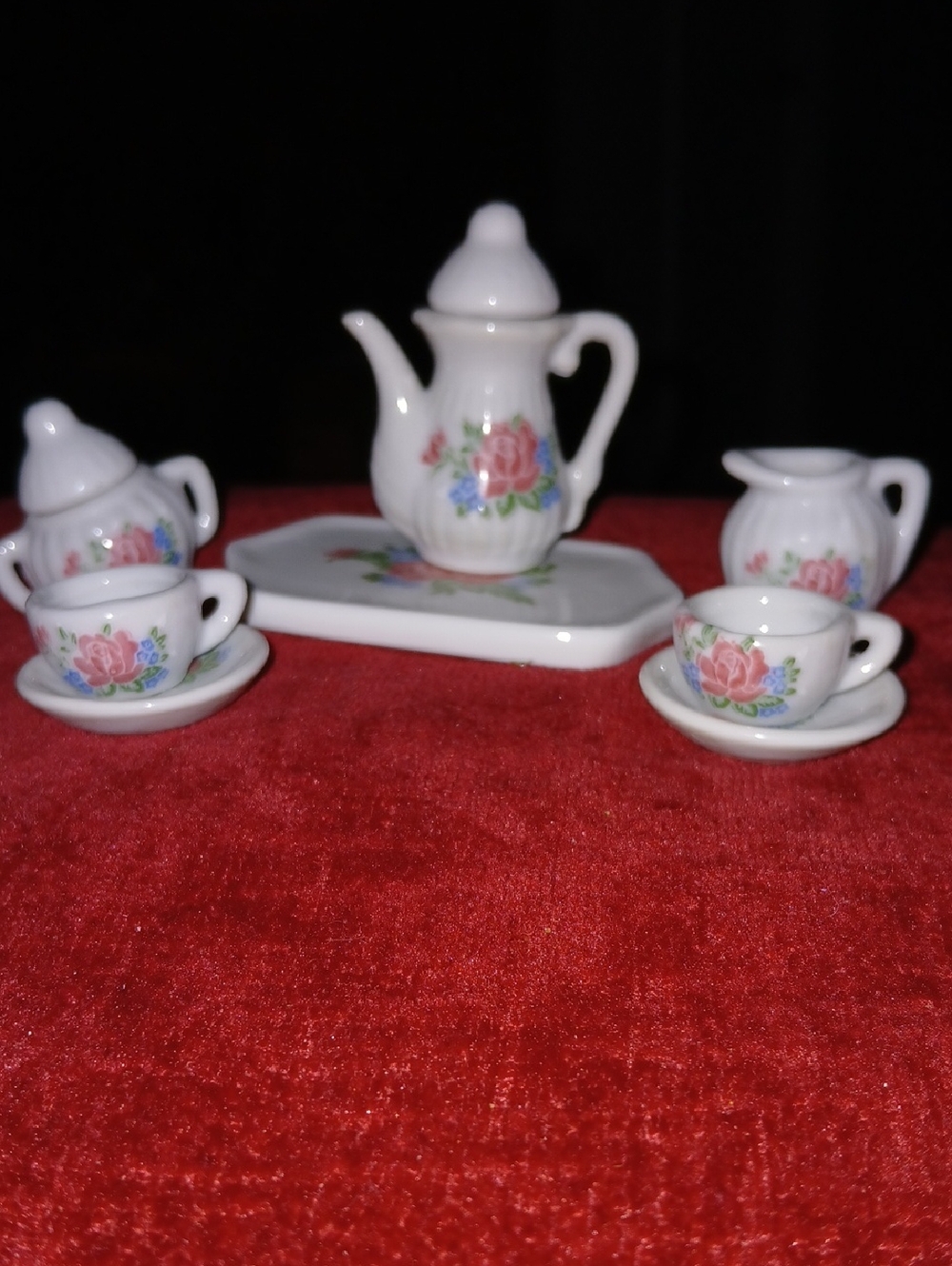 Mini Porcelain Tea Set - Picture 1 of 3